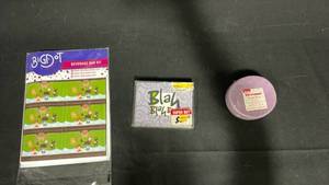 lot 7835 image: BigDot Beverage Bar Kit, Blah Blah Napkins, and Streamer Serpentina Bundle