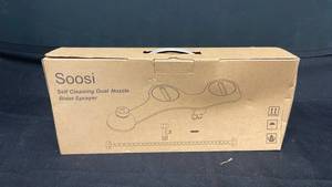 lot 7872 image: Soosi Self Cleaning Dual Nozzle Bidet Sprayer SS-5401