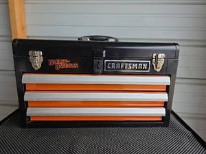 lot 8 image: Craftsman Harley-Davidson Toolbox 3-Drawer
