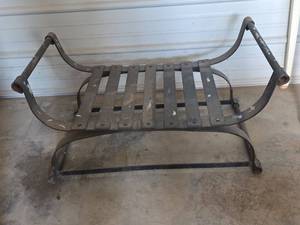 lot 35 image: Iron Bench