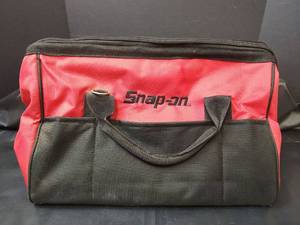 lot 209 image: Snap-on Tool Canvas Tote, 17 x 9.5 x 11