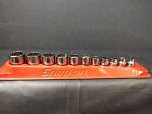 lot 212 image: New Snap-on Socket Set in Magnetic Tray, 14 to 78