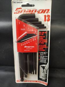 lot 216 image: New Snap-on 13-Piece Ball End Hex Key Set