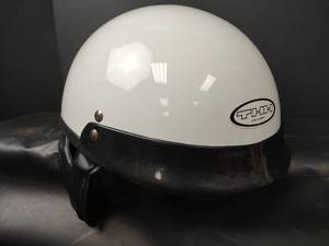 lot 241 image: THH Helmet Half Shell Motorcycle, Large DOT, Lightly Used