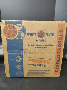 lot 243 image: White Flyer Biodegradable Targets 90 Count