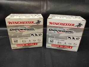 lot 245 image: Winchesterl 12 Gauge 2 34 Inch Shotshells, Heavy Lead Load