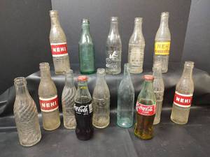 lot 281 image: Vintage Soda Bottles