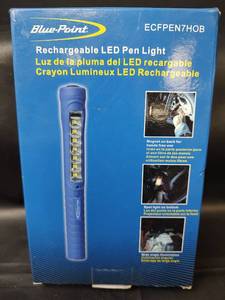 lot 295 image: NIB Blue-Point Rechargeable LED Pen Light