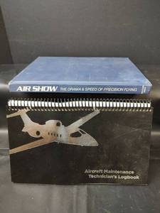 lot 309 image: Vintage Air Show The Drama & Speed of Precision Flying 1990 Osprey Publishing, including Aircraft Maintenance Logbook