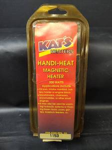 lot 315 image: Kats Handi-Heat Magnetic Heater 200 Watts Model 1153