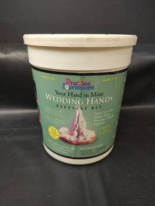 lot 354 image: Precious Impressions Your Hand in Mine Wedding Hands Keepsake Kit