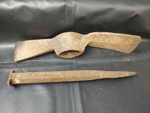 lot 376 image: Antique Axe Head and Spike