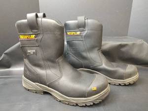 lot 387 image: Caterpillar Composite Toe Work Boots, Mens Size 12 Wide Width