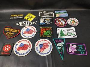 lot 396 image: Assorted Embroidered Patches