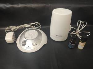 lot 441 image: Homedics Sound Spa White Noise Machine with InnooCare Diffuser and Essential Oils, Tested