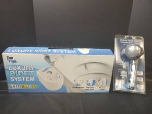 lot 443 image: NIP Total Vision Luxury Bidet System and Drive Deluxe Hand-Held Shower Massager