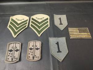 lot 456 image: Military Rank Insignia Patches