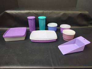 lot 469 image: Tupperware Food Storage and Salt and Pepper Shakers