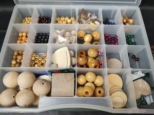 lot 509 image: Bead Assortment with Organizer Box