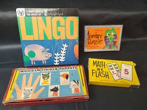 lot 628 image: Vintage Childrens Games