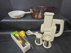 lot 652 image: Corning Ware, Presto SaladShooter, and More