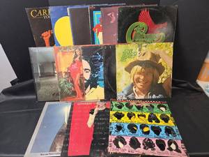 lot 654 image: Vinyl Record Albums - Chicago, John Denver, Deep Purple, Rolling Stones, Loverboy, and More