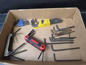 lot 675 image: Hex Key Allen Wrenches