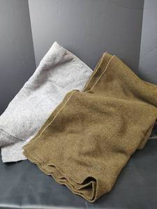 lot 720 image: Wool Woven Blankets