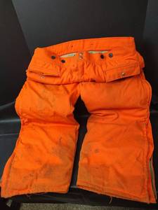 lot 728 image: Orange Insulated Pants, XL