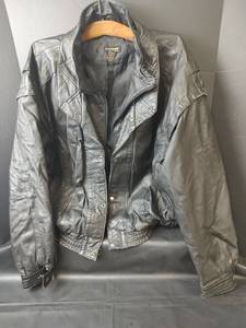 lot 736 image: Stefano Man, XL Leather Jacket