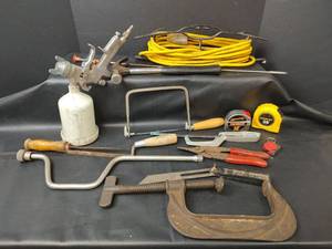 lot 746 image: Assorted Hand Tools and Extension Cord