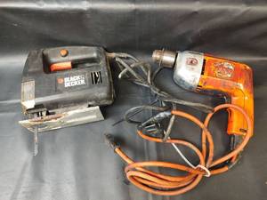 lot 789 image: Black & Decker Jigsaw and Drill