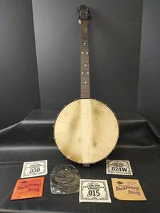 lot 823 image: Banjo with Assorted Strings