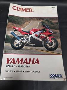 lot 825 image: Clymer Yamaha YZF-R1 1998-2003 Service Repair Maintenance Manual M398