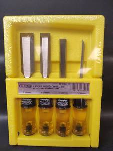 lot 841 image: NIP Stanley Wood Chisel Set