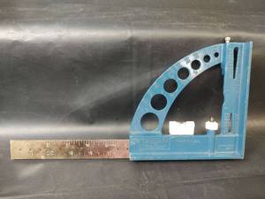lot 852 image: Stanley No. 125 Protractor Combination Square Level, Lightly Used