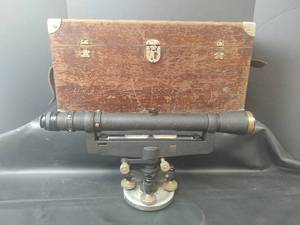 lot 196 image: Vintage Fennel Surveying Level No. 132645, Made in Western Germany including Original Wooden Case