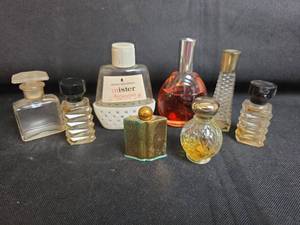 lot 235 image: Miniature Vintage Perfume Bottles
