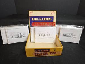 lot 272 image: 36ct. Notepads with Envelopes.  Moundridge Buildings. Art by Ken Preheim.