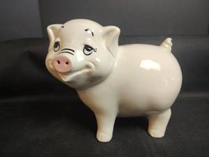 lot 295 image: Vintage Ceramic Piggy Bank