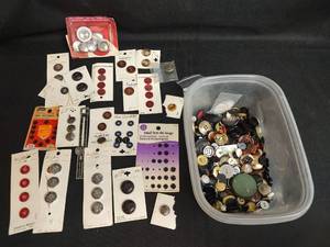 lot 331 image: Collection Sewing Buttons
