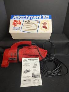 lot 346 image: Royal Dirt Devil Model 103 Hand Vacuum with Attachment Kit 120V