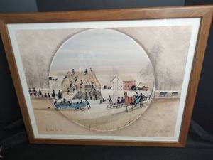 lot 354 image: P. Buckley Moss, A Community Spirit, 2611000, Signed Limited Edition Print, 28 x 22