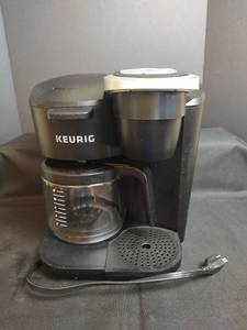 lot 369 image: Keurig K-Duo Essentials 5000 Dual Brew Coffee Maker, 12 Cups, Powers On