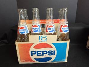 lot 394 image: Pepsi-Cola Glass Bottles