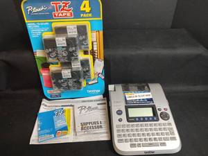 lot 475 image: Brother P-touch Labeling System with TZ Tape 4-Pack