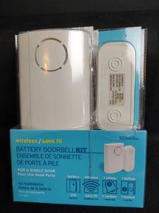 lot 524 image: IQAmerica Wireless Battery Doorbell for Single Door