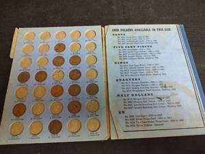 lot 530 image: Vintage Pennys in Coin Collection Folder