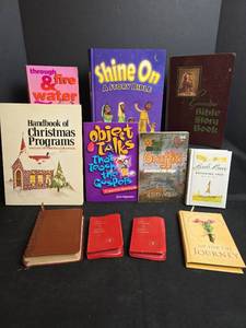 lot 557 image: Christian Religious Books, Bible Stories, and Devotionals