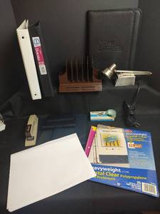 lot 588 image: Assorted Office Supplies